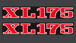 Side Cover Decal Set - XLmotorcycleparts