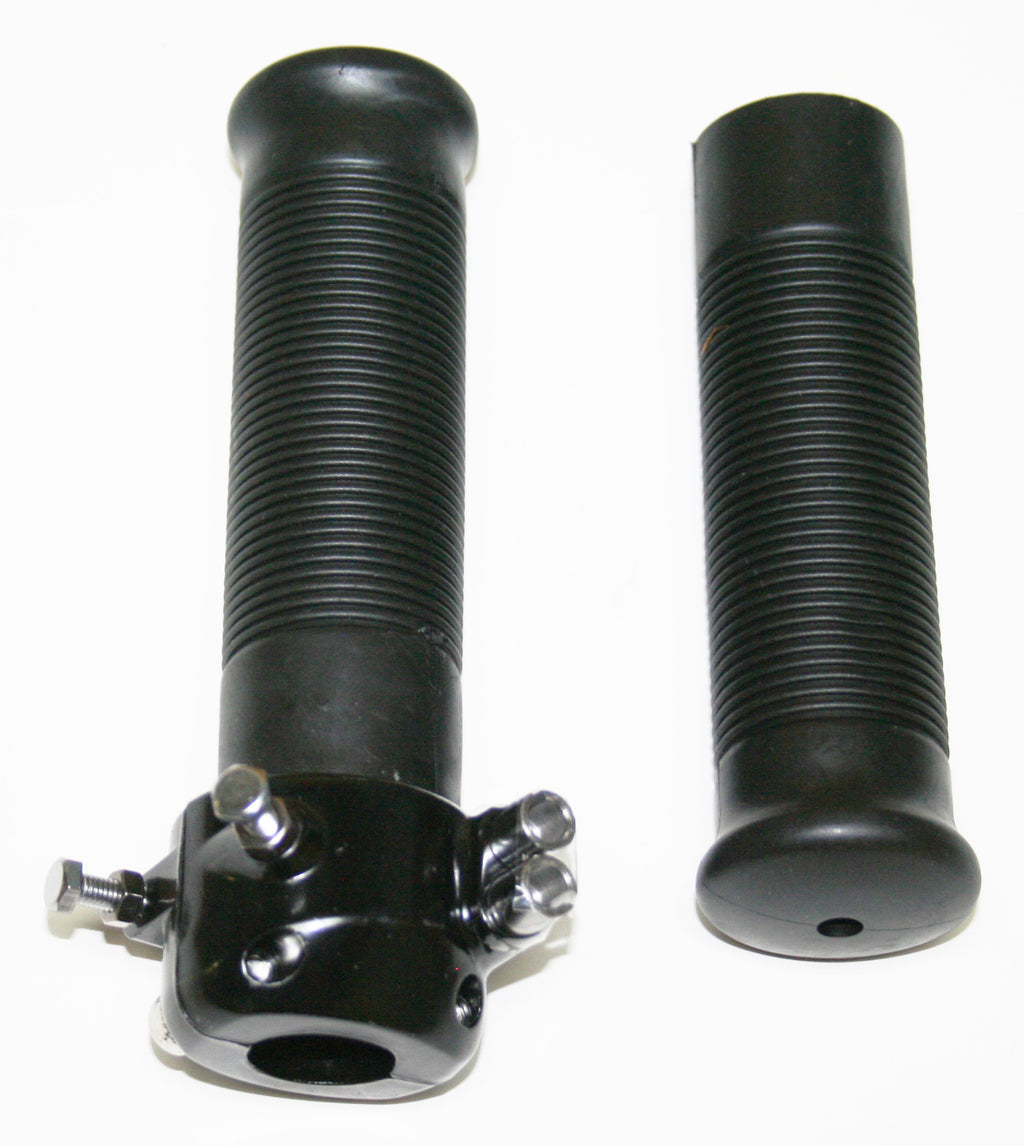 Black Dual Pull Cable Throttle Assembly For 7/8" Bars - XLmotorcycleparts